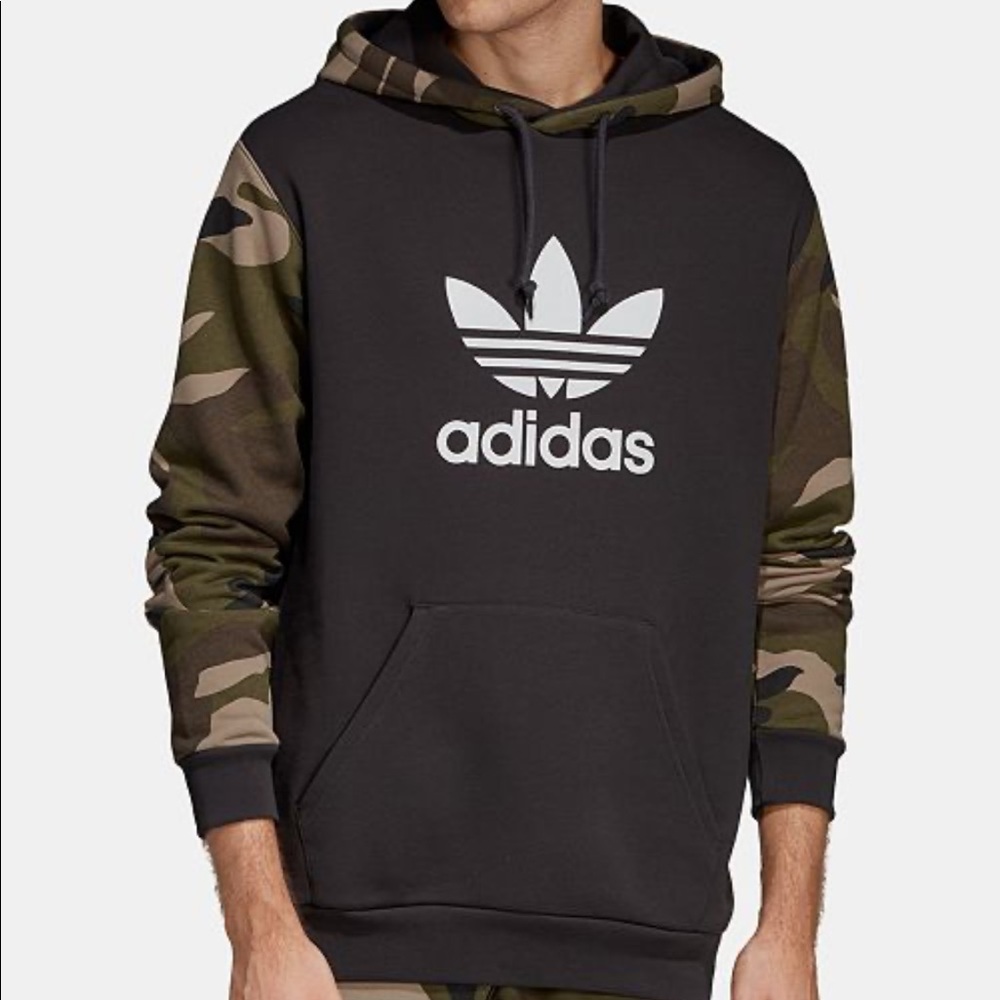 Camouflage adidas hoodie men’s
